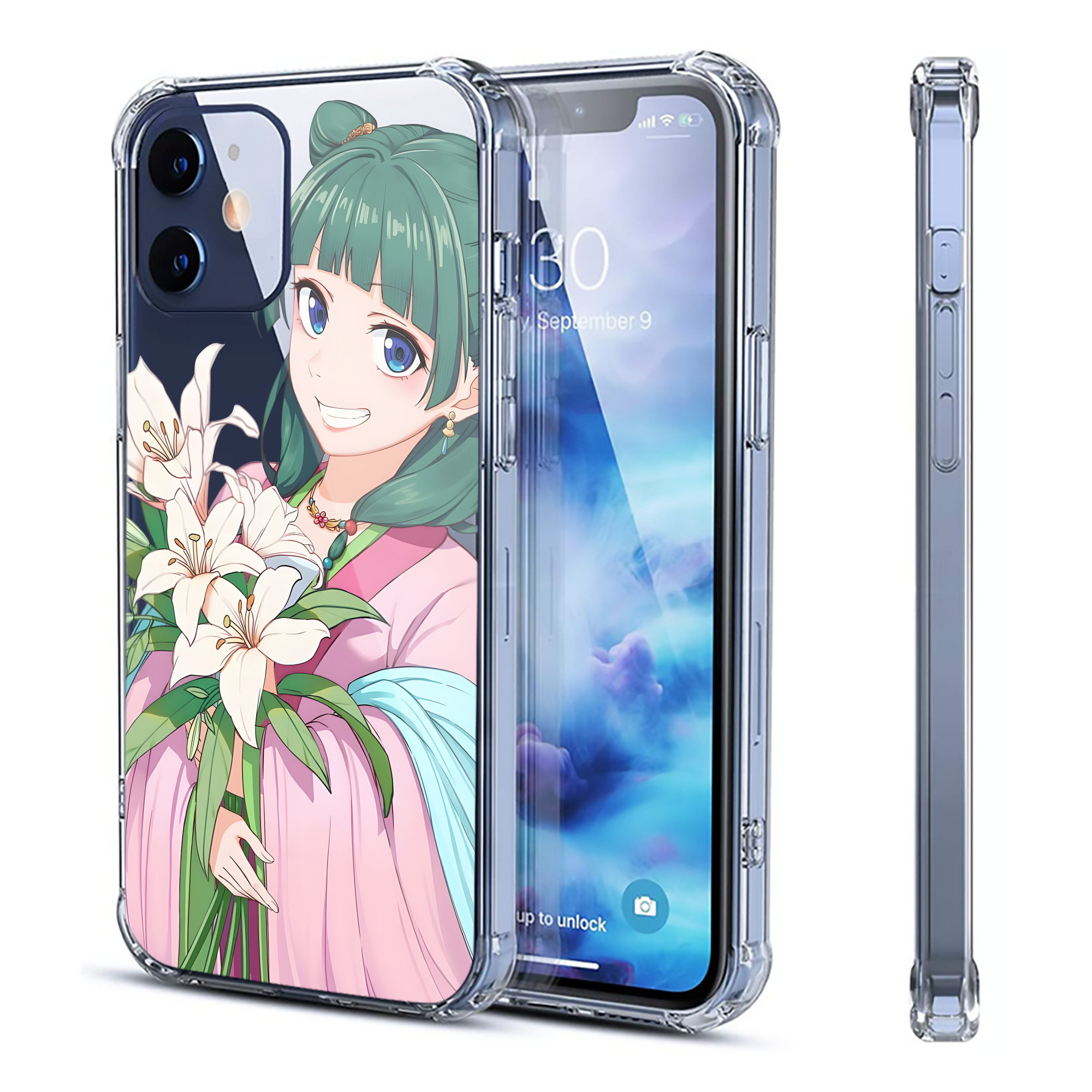 （画像用） 薬屋のひとりごと The Apothecary Diaries 【iPhone 12シリーズ対応】透明スマホケース（クリアソフトケース）